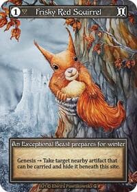 Frisky Red Squirrel (Foil) - Arthurian Legends - Sorcery: Contested Realm card