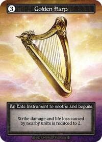 Golden Harp (Foil) - Arthurian Legends - Sorcery: Contested Realm card