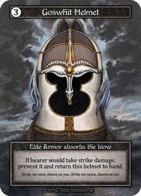 Goswhit Helmet (Foil) - Arthurian Legends - Sorcery: Contested Realm card