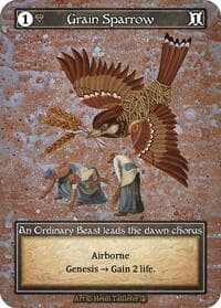 Grain Sparrow (Foil) - Arthurian Legends - Sorcery: Contested Realm card