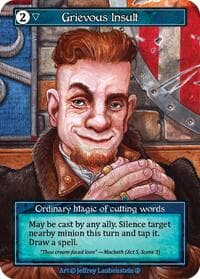 Grievous Insult (Foil) - Arthurian Legends - Sorcery: Contested Realm card