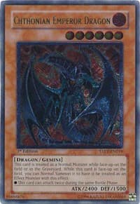Chthonian Emperor Dragon (UTR) - Tactical Evolution - YuGiOh card