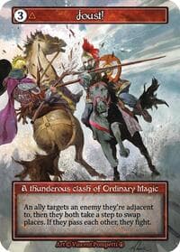 Joust! (Foil) - Arthurian Legends - Sorcery: Contested Realm card