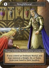 Knighthood (Foil) - Arthurian Legends - Sorcery: Contested Realm card