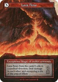 Lava Flow (Foil) - Arthurian Legends - Sorcery: Contested Realm card