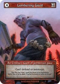 Lumbering Giant (Foil) - Arthurian Legends - Sorcery: Contested Realm card