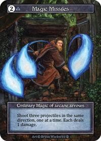 Magic Missiles (Foil) - Arthurian Legends - Sorcery: Contested Realm card