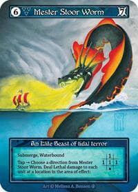 Mester Stoor Worm (Foil) - Arthurian Legends - Sorcery: Contested Realm card