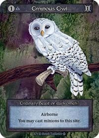 Ominous Owl - Arthurian Legends - Sorcery: Contested Realm card