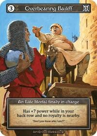 Overbearing Bailiff (Foil) - Arthurian Legends - Sorcery: Contested Realm card