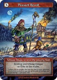 Peasant Revolt (Foil) - Arthurian Legends - Sorcery: Contested Realm card