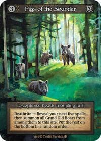 Pigs of the Sounder - Arthurian Legends - Sorcery: Contested Realm card