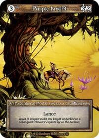 Purple Knight (Foil) - Arthurian Legends - Sorcery: Contested Realm card