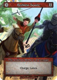 Reckless Squire - Arthurian Legends - Sorcery: Contested Realm card