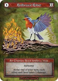 Redbreast Robin (Foil) - Arthurian Legends - Sorcery: Contested Realm card