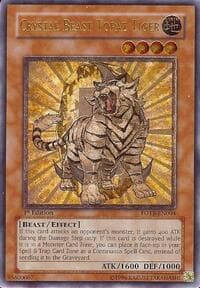 Crystal Beast Topaz Tiger (UTR) - Force of the Breaker - YuGiOh card