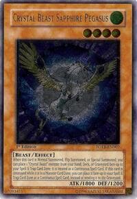 Crystal Beast Sapphire Pegasus (UTR) - Force of the Breaker - YuGiOh card