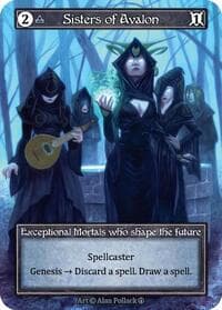 Sisters of Avalon (Foil) - Arthurian Legends - Sorcery: Contested Realm card