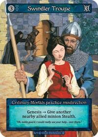 Swindler Troupe - Arthurian Legends - Sorcery: Contested Realm card