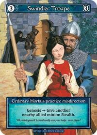 Swindler Troupe (Foil) - Arthurian Legends - Sorcery: Contested Realm card