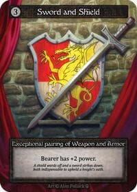 Sword and Shield - Arthurian Legends - Sorcery: Contested Realm card