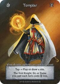 Templar (Foil) - Arthurian Legends - Sorcery: Contested Realm card