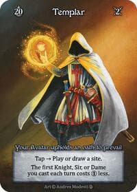 Templar (Box Topper) - Arthurian Legends - Sorcery: Contested Realm card