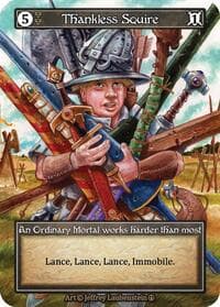 Thankless Squire (Foil) - Arthurian Legends - Sorcery: Contested Realm card