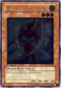 Neo-Spacian Air Hummingbird (UTR) - Strike of Neos - YuGiOh card