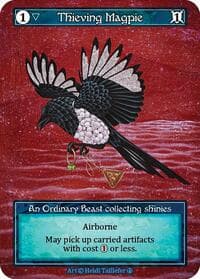 Thieving Magpie (Foil) - Arthurian Legends - Sorcery: Contested Realm card