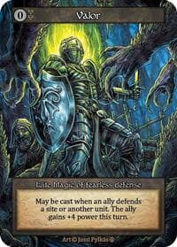 Valor - Arthurian Legends - Sorcery: Contested Realm card