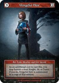 Vengeful Heir (Foil) - Arthurian Legends - Sorcery: Contested Realm card