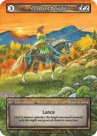 Verdant Knight (Foil) - Arthurian Legends - Sorcery: Contested Realm card