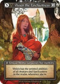 Vivien the Enchantress (Foil) - Arthurian Legends - Sorcery: Contested Realm card