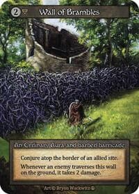 Wall of Brambles - Arthurian Legends - Sorcery: Contested Realm card