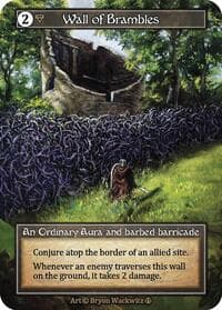 Wall of Brambles (Foil) - Arthurian Legends - Sorcery: Contested Realm card