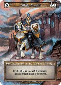 White Knight (Foil) - Arthurian Legends - Sorcery: Contested Realm card