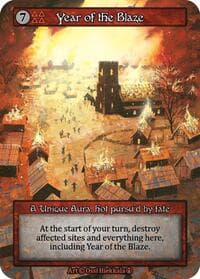 Year of the Blaze - Arthurian Legends - Sorcery: Contested Realm card