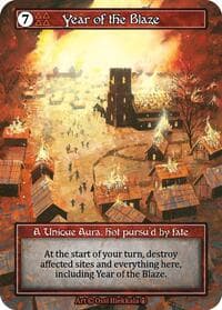 Year of the Blaze (Foil) - Arthurian Legends - Sorcery: Contested Realm card