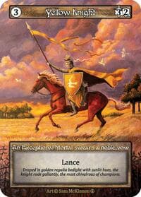 Yellow Knight (Foil) - Arthurian Legends - Sorcery: Contested Realm card