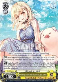 Journey to the Royal Capital, Jess & Pig - Dengeki Bunko - Weiss Schwarz card