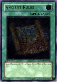 Ancient Rules (UTR) - Strike of Neos - YuGiOh card