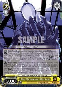 First "Acceleration", Silver Crow - Dengeki Bunko - Weiss Schwarz card