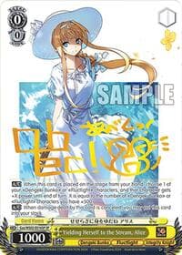 Yielding Herself to the Stream, Alice (SP) - Dengeki Bunko - Weiss Schwarz card