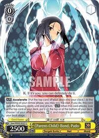 "Parent-Child" Bond, Pado - Dengeki Bunko - Weiss Schwarz card