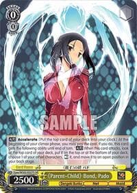 "Parent-Child" Bond, Pado (SR) - Dengeki Bunko - Weiss Schwarz card