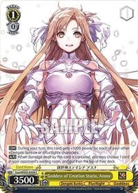 Goddess of Creation Stacia, Asuna - Dengeki Bunko - Weiss Schwarz card