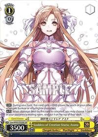 Goddess of Creation Stacia, Asuna (SR) - Dengeki Bunko - Weiss Schwarz card