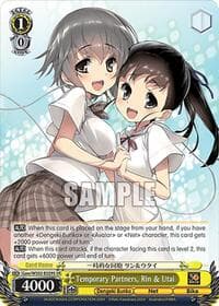 Temporary Partners, Rin & Utai (SR) - Dengeki Bunko - Weiss Schwarz card