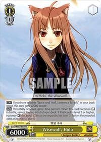 Wisewolf, Holo - Dengeki Bunko - Weiss Schwarz card